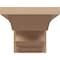 Ekena Millwork 5"W x 10"D x 5"H Wide Sheridan Rough Cedar Woodgrain TimberThane Corbel, Primed Tan CORUR05X10X05SHERCPR - alternate 2